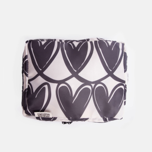Mono Hearts Set Of 3 Small Packing Cubes|Caroline Gardner