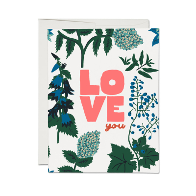 Meadow Flowers SPOT Love Card|Red Cap Cards
