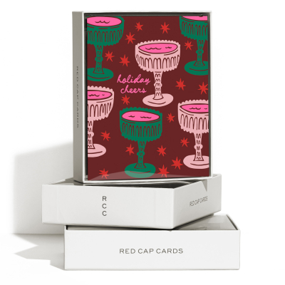 Crystal Cheers SPOT Holiday Boxed Set|Red Cap Cards