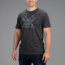 Vortex Men's T-Shirt: Charcoal Heather Camo Logo