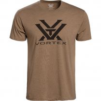 Vortex T-Shirt: Coyote Heather Core Logo