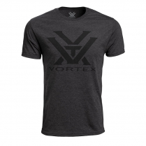 Vortex Men's T-Shirt: Charcoal Heather Core Logo