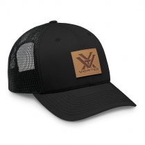 Vortex Cap: Black Barneveld 608 Leather Patch