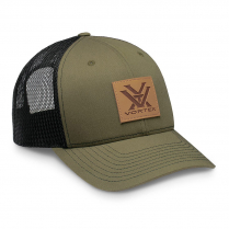 Vortex Cap: Loden Barneveld 608 Leather Patch