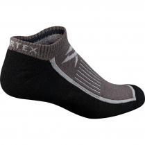 Vortex Men's No Show Socks: Black Main Trail