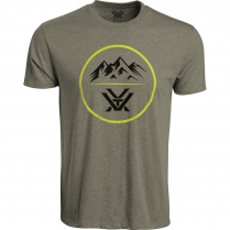 Vortex Men's T-Shirt: Military Heather 3 Peaks