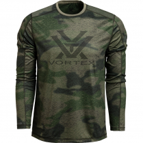 Vortex Long Sleeve: Forest Camo Sun Slayer