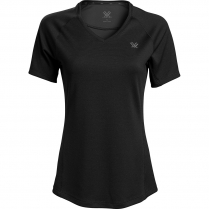 Vortex Women's Short Sleeve Rucker: Black