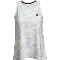 Vortex Women's Tank: White Camo Kinetic Breeze