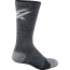 Vortex Men's Crew Socks: Charcoal/Dark Teal Pursuit Trail