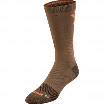 Vortex Men's Crew Socks: Woodland Brown Pursuit Trail