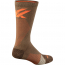 Vortex Men's Crew Socks: Woodland Brown Pursuit Trail