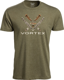 Vortex T-Shirt: Military Heather Turkey Core Logo