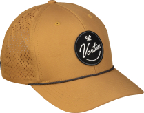Vortex Script Logo Silicone Patch Cap - Dull Gld