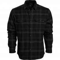 Vortex Flannel: Black Timer Rush
