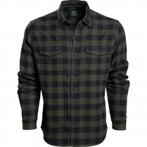 Vortex Flannel: Forest Green Timber Rush