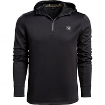 Vortex Quarter Zip Hoodie: Black Frontier Limits