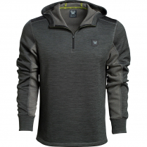 Vortex Quarter Zip Hoodie: Grey Frontier Limits