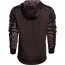 Vortex Quarter Zip Hoodie: Mahogany Frontier Limits