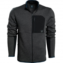 Vortex Full-Zip Fleece: Grey Anchor Point