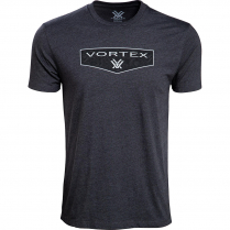 Vortex Men's T-Shirt: Charcoal Heather Shield