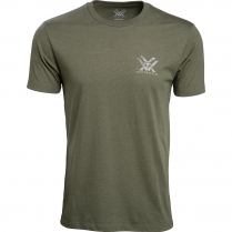 Vortex Men's T-Shirt: Military Heather Head-On Muley