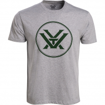 Vortex Men's T-Shirt: Grey Heather Centre Ring