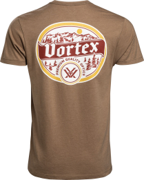Vortex T-Shirt: Coyote Heather Alpine Continental