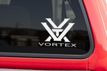 Vortex Decal - White - Large (5.5" x 4.25")