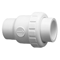 Praher 1 1/2" Single Union Spring Check Valve - 1/4LB - 2 LB