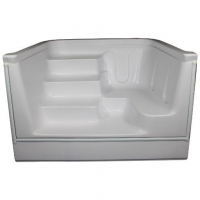 6' Straight Swim Out Bullnose Gray Granite