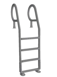 Above Ground Deck Ladder - Dark Grey