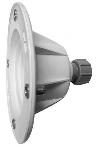 AquaLamp Receptacle w/Water Tight Connector - White