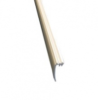 Vastec 8' PVC Liner Retainer w/Rubber Lock - White