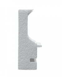 112&rsquo; Styrofoam Coping for Vinyl Pools w/Stamped Concrete