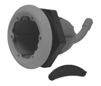 Hayward 6" Spa Light Vinyl/FG Jiffy Niche - Dark Grey