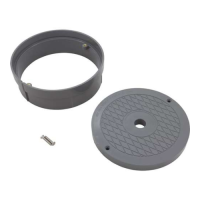 Hayward Skimmer Round Collar and Cover - Dark Grey