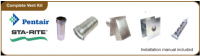 Pentair MasterTemp/Max-E-Therm Side Wall Vent Kit