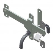 Latch Swing Lever (door 1-3/4" to 2-5/8")-Zinc (225p45)