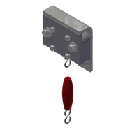 Extra Heavy Duty Chain Disconnect For #60 Chain-Ptd. (1250P1