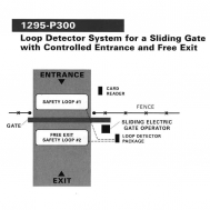 Loop Detector-Sliding Gate Contr. Enter Free Exit (1295P300)