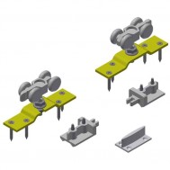 Hardware Pack: Trucks (Pr.) w/ Top Plate, Stops