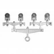 Eight Wheel Carrier, 500 lb. Capacity -Ptd.
