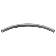 Horizontal Curve 24" R x 90 Deg. (nonhanded)-Ptd.