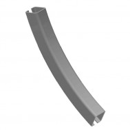 Vertical Bottom Curve 24" R. X 45 degree, Hardened-Ptd.