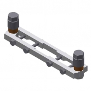 Lateral Guide Assy. For #25-1BSE Truck-Zinc