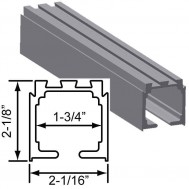Track, Clear Anodized Aluminum