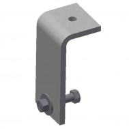 Flat Track Overhead Mount Bracket w/ 1/2 Fastener-Ptd