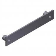 Flat Track w. Wall Spacers @ 16" O.C.-Black (44H)