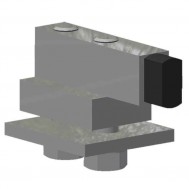 5.00 Concealed Track Stop for #5 Track